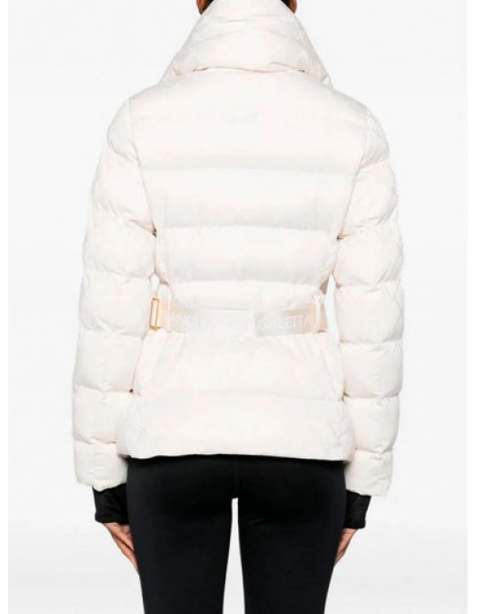 GEACA ELISABETTA FRANCHI, Scurta, Technical Fabric, Regular Fit, Alb - PI83D56E2DZ9