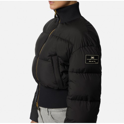 GEACA ELISABETTA FRANCHI, Technical Fabric, Over, Negru GEACA ELISABETTA FRANCHI, Technical Fabric, Over, Negru