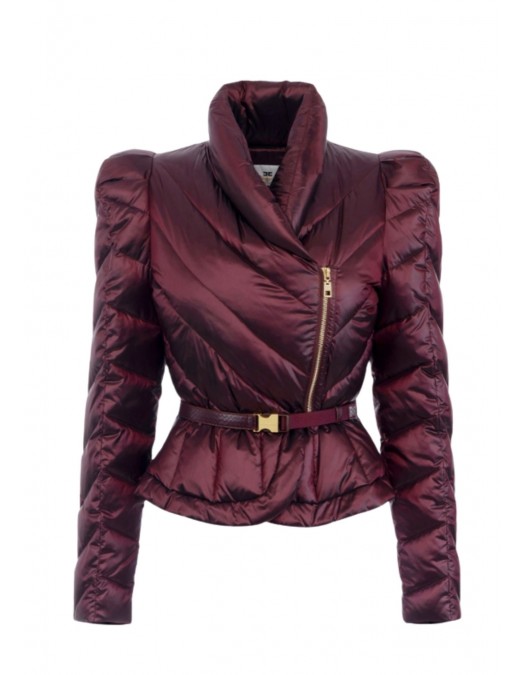 GEACA ELISABETTA FRANCHI, Technical Fabric, Curea atasata, Slim, Visiniu - PI89Z56E2EA4 GEACA ELISABETTA FRANCHI, Technical Fabric, Curea atasata, Slim, Visiniu - PI89Z56E2EA4