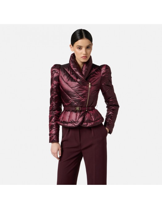 GEACA ELISABETTA FRANCHI, Technical Fabric, Curea atasata, Slim, Visiniu - PI89Z56E2EA4 GEACA ELISABETTA FRANCHI, Technical Fabric, Curea atasata, Slim, Visiniu - PI89Z56E2EA4