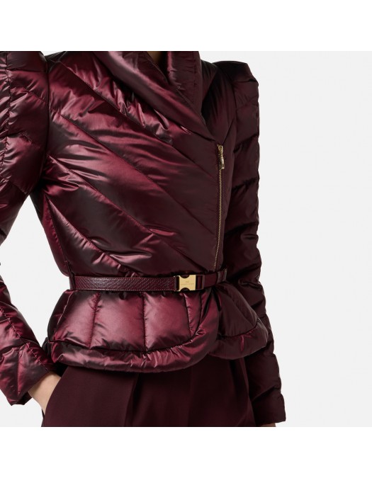 GEACA ELISABETTA FRANCHI, Technical Fabric, Curea atasata, Slim, Visiniu - PI89Z56E2EA4 GEACA ELISABETTA FRANCHI, Technical Fabric, Curea atasata, Slim, Visiniu - PI89Z56E2EA4