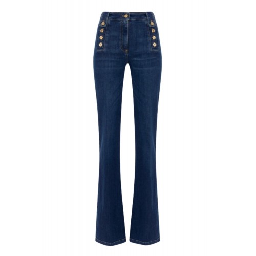 BLUGI ELISABETTA FRANCHI, NasturiLogo auriu, Palazzo Fit BLUGI ELISABETTA FRANCHI, NasturiLogo auriu, Palazzo Fit