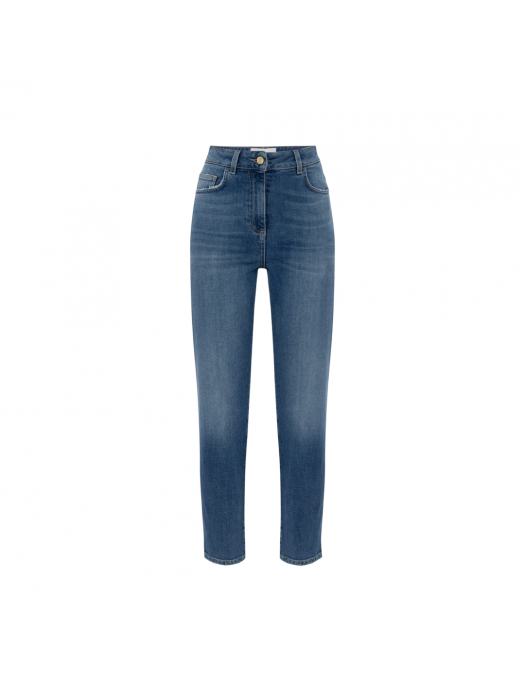 BLUGI ELISABETTA FRANCHI, Skinny, Embossed Logo, Blue - PJ07N56E2192 BLUGI ELISABETTA FRANCHI, Skinny, Embossed Logo, Blue - PJ07N56E2192