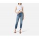 BLUGI ELISABETTA FRANCHI, Skinny, Embossed Logo, Blue - PJ07N56E2192 BLUGI ELISABETTA FRANCHI, Skinny, Embossed Logo, Blue - PJ07N56E2192