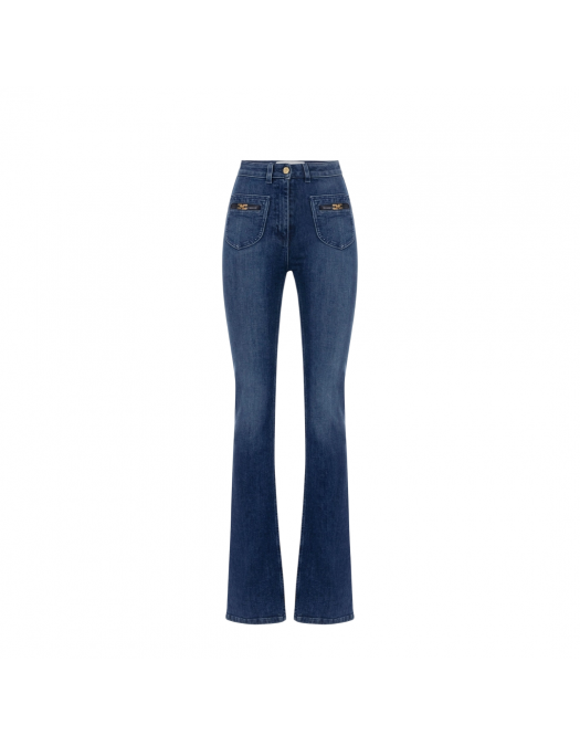 BLUGI ELISABETTA FRANCHI, Slim Fit, Jewel Logo, Blue - PJ12N56E2104 BLUGI ELISABETTA FRANCHI, Slim Fit, Jewel Logo, Blue - PJ12N56E2104