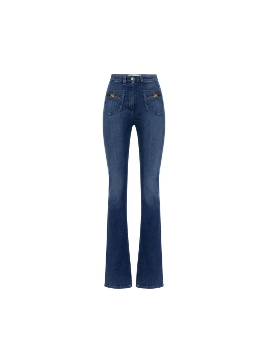 BLUGI ELISABETTA FRANCHI, Slim Fit, Jewel Logo, Blue - PJ12N56E2104 BLUGI ELISABETTA FRANCHI, Slim Fit, Jewel Logo, Blue - PJ12N56E2104