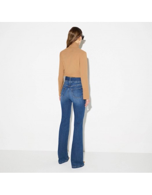 Jeans ELISABETTA FRANCHI, Boot-cut jeans with belt - PJ13D66E2104