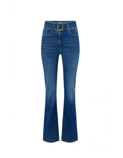 Jeans ELISABETTA FRANCHI, Boot-cut jeans with belt - PJ13D66E2104