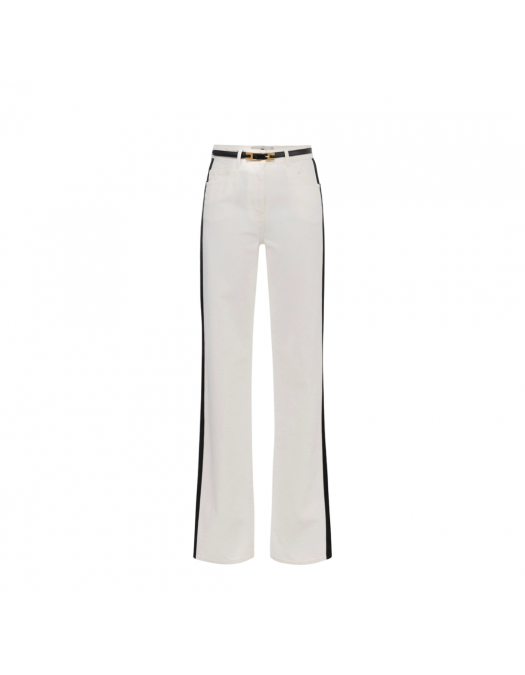 BLUGI ELISABETTA FRANCHI, Satin Bands, Regular, White - PJ13I56E2309 BLUGI ELISABETTA FRANCHI, Satin Bands, Regular, White - PJ13I56E2309