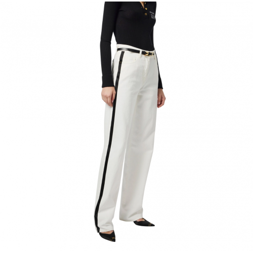 BLUGI ELISABETTA FRANCHI, Satin Bands, Regular, White BLUGI ELISABETTA FRANCHI, Satin Bands, Regular, White