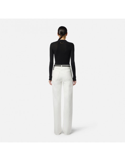BLUGI ELISABETTA FRANCHI, Satin Bands, Regular, White - PJ13I56E2309 BLUGI ELISABETTA FRANCHI, Satin Bands, Regular, White - PJ13I56E2309