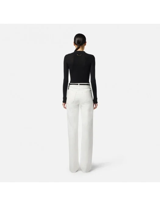 BLUGI ELISABETTA FRANCHI, Satin Bands, Regular, White - PJ13I56E2309 BLUGI ELISABETTA FRANCHI, Satin Bands, Regular, White - PJ13I56E2309