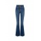 Jeans ELISABETTA FRANCHI, Boot-cut jeans with zip, Bleumarin