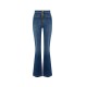 Jeans ELISABETTA FRANCHI, Boot-cut jeans with zip, Bleumarin - PJ17D61E2139