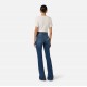 Jeans ELISABETTA FRANCHI, Boot-cut jeans with zip, Bleumarin - PJ17D61E2139