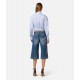 Jeans ELISABETTA FRANCHI, Denim bermuda shorts with zip - PJ18I61E2104
