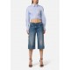 Jeans ELISABETTA FRANCHI, Denim bermuda shorts with zip - PJ18I61E2104