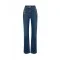 Jeans ELISABETTA FRANCHI, Palazzo jeans with buttons, Bleumarin
