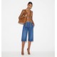 Jeans ELISABETTA FRANCHI, Denim bermuda shorts with row of buttons - PJ19N66E2139