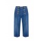 Jeans ELISABETTA FRANCHI, Denim bermuda shorts with row of buttons
