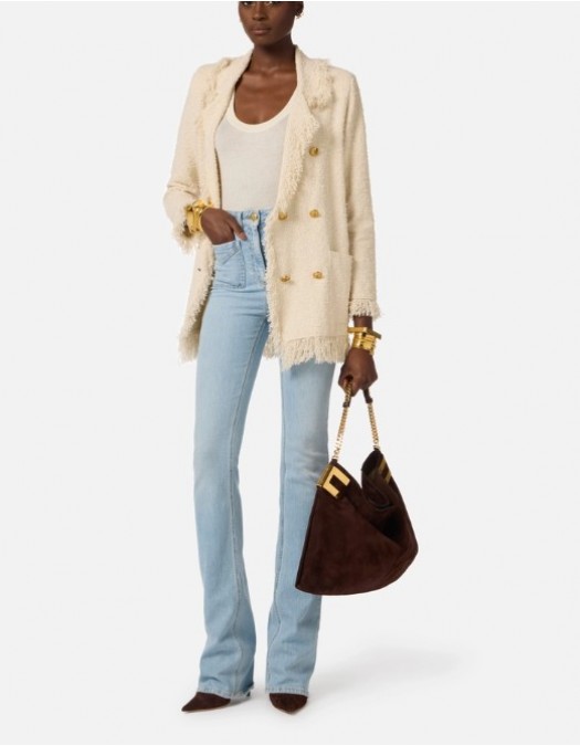 Jeans ELISABETTA FRANCHI, Boot-cut jeans with small pockets - PJ24N61E2192