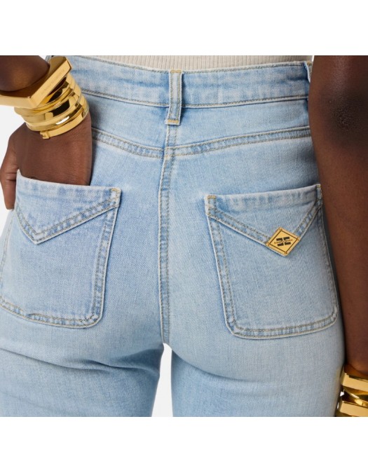 Jeans ELISABETTA FRANCHI, Boot-cut jeans with small pockets - PJ24N61E2192