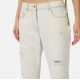 Jeans ELISABETTA FRANCHI,  with distressed details, Alb - PJ28N61E2FB8