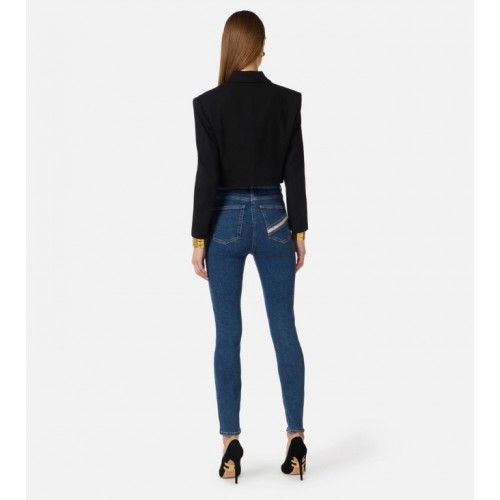 Jeans ELISABETTA FRANCHI, Skinny jeans with logo detail