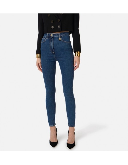 Jeans ELISABETTA FRANCHI, Skinny jeans with logo detail - PJ30I61E2139