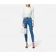 Jeans ELISABETTA FRANCHI, Skinny, Logo Detail, Blue - PJ86I51E2192 Jeans ELISABETTA FRANCHI, Skinny, Logo Detail, Blue - PJ86I51E2192