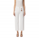 Jeans ELISABETTA FRANCHI, Dyed Cotton jeans, Logo Charm, White - PJ87D51E2360 Jeans ELISABETTA FRANCHI, Dyed Cotton jeans, Logo Charm, White - PJ87D51E2360