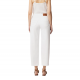 Jeans ELISABETTA FRANCHI, Dyed Cotton jeans, Logo Charm, White - PJ87D51E2360 Jeans ELISABETTA FRANCHI, Dyed Cotton jeans, Logo Charm, White - PJ87D51E2360