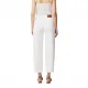Jeans ELISABETTA FRANCHI, Dyed Cotton jeans, Logo Charm, White - PJ87D51E2360 Jeans ELISABETTA FRANCHI, Dyed Cotton jeans, Logo Charm, White - PJ87D51E2360