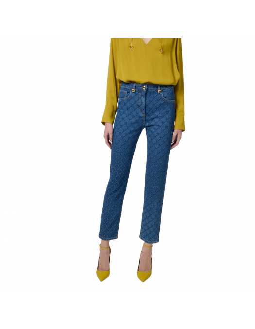 Jeans ELISABETTA FRANCHI, Jeans with all-over diamonds - PJ95N51E2139 Jeans ELISABETTA FRANCHI, Jeans with all-over diamonds - PJ95N51E2139