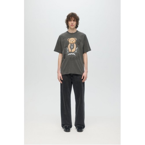 Tricou DOMREBEL, Play Sketch Tee - Faded Black