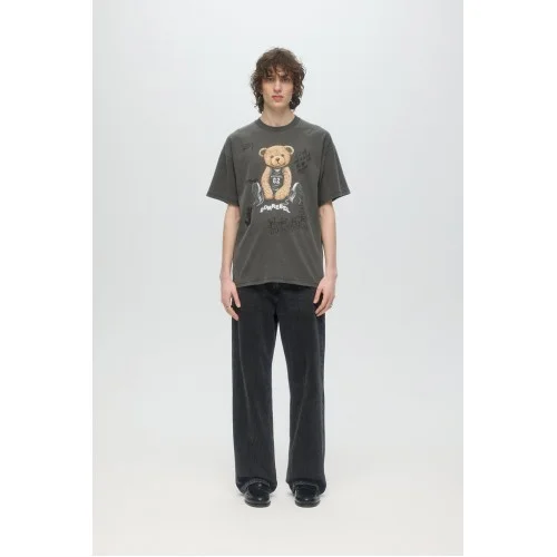 Tricou DOMREBEL, Play Sketch Tee - Faded Black