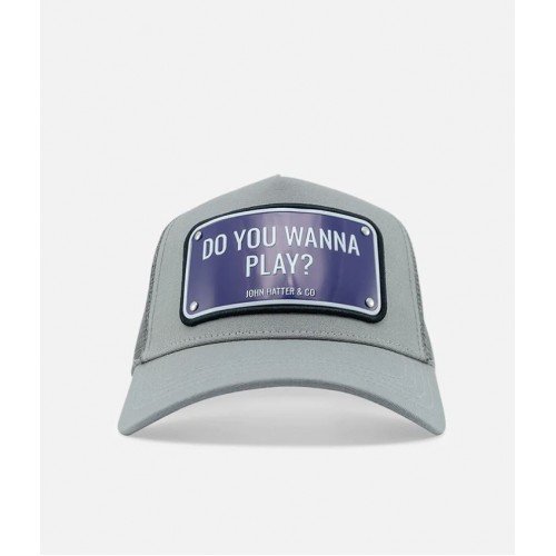 Sapca JOHN HATTER & CO, Do You Wanna Play, Gri