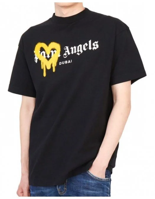 Palm Angels White Sprayed Logo 'Los Angeles' Long Sleeve T-Shirt –  BlackSkinny