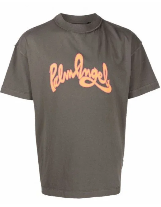 Tricou PALM ANGELS, Drop-Shoulder - PMAA001F21JER0195620 Tricou PALM ANGELS, Drop-Shoulder - PMAA001F21JER0195620