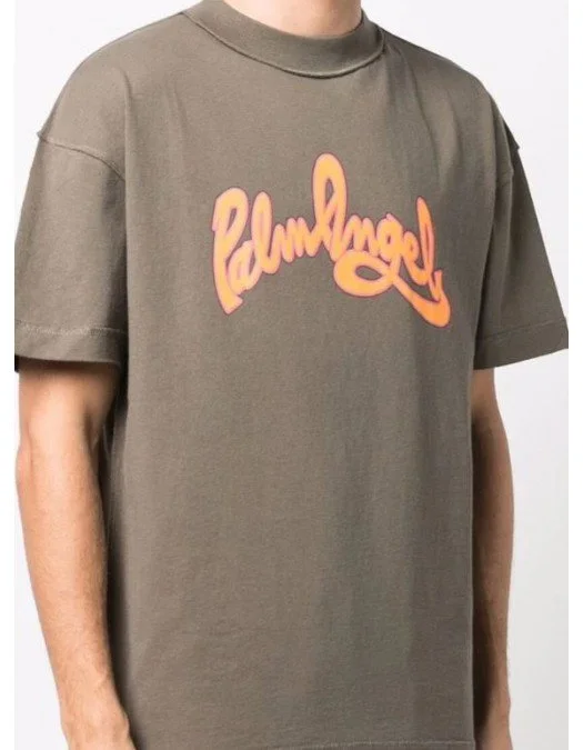 Tricou PALM ANGELS, Drop-Shoulder - PMAA001F21JER0195620 Tricou PALM ANGELS, Drop-Shoulder - PMAA001F21JER0195620