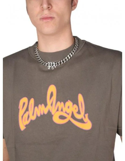 Tricou PALM ANGELS, Drop-Shoulder - PMAA001F21JER0195620 Tricou PALM ANGELS, Drop-Shoulder - PMAA001F21JER0195620