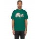 TRICOU PALM ANGELS ,BEAR CLASSIC TEE FOREST GREEN - PMAA001F21JER0275760