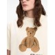 Tricou PALM ANGELS, Bear In Mind Print, White - PMAA001F24JER0100360