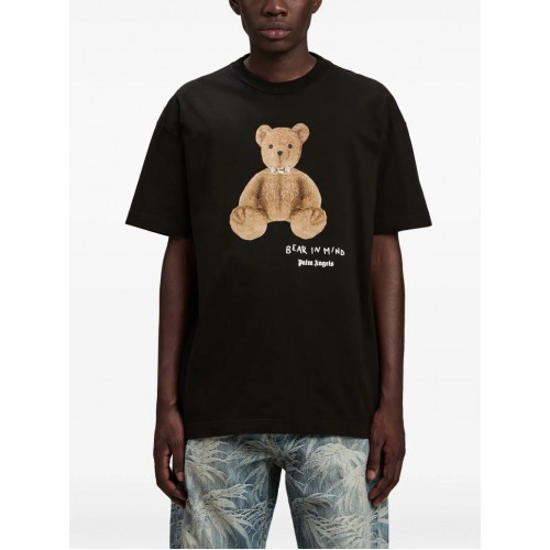 Tricou PALM ANGELS, Bear In Mind Print, Black Tricou PALM ANGELS, Bear In Mind Print, Black