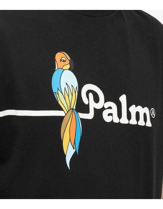 TRICOU PALM ANGELS, Parrot Logo, Black - PMAA001S22JER0041001