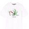 TRICOU PALM ANGELS, Broken Palm Print, White