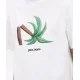 TRICOU PALM ANGELS, Broken Palm Print, White - PMAA001S22JER0220155