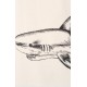 Tricou Palm, Ivory, Shark Print - PMAA001S23JER0010410