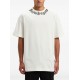 Tricou PALM ANGELS, Neck Logo Insert, White - PMAA001S25JER0020310