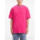 Tricou PALM ANGELS, Neck Logo Insert, Pink - PMAA001S25JER0023240